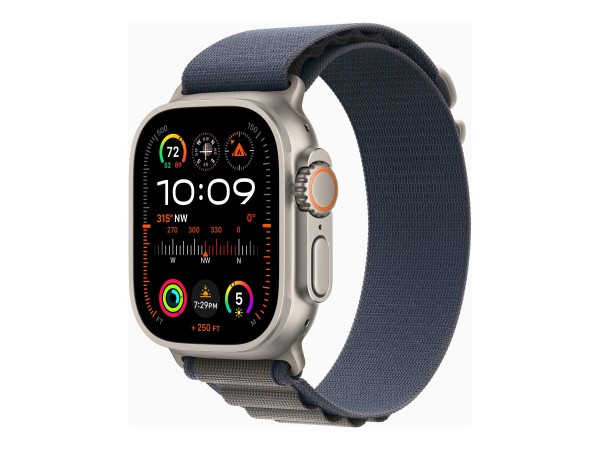 APPLE Watch Ultra 2 GPS + Cellular, 49mm Titanium Case with Blue Alpine Loo MREP3FD/A