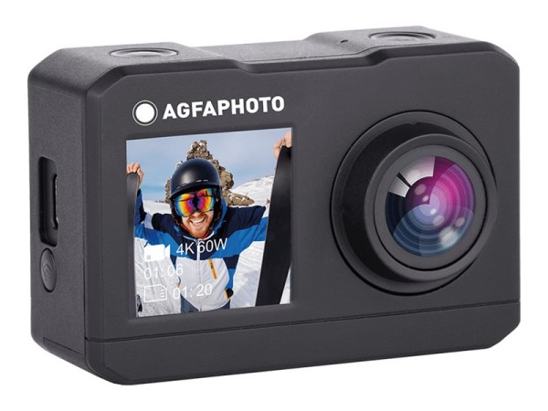 AGFA Photo 4K, Dual-Display, Wasserfest, WLAN, Zeitlupe/Zeitraffer (AC7000B AC7000BK