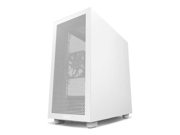 NZXT H7 Flow White RGB (2024) Midi Tower ATX Gaming Gehäuse weiß mit Glasfe CM-H72FW-R1