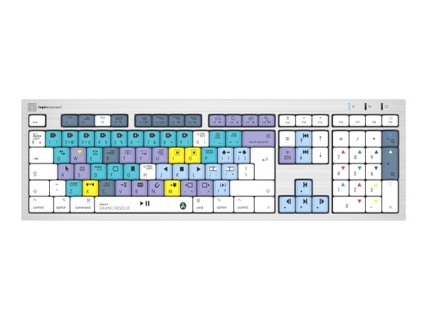 LOGIC-KEYBOARD LOGIC-KEYBOARD Logickeyboard Davinci Resolve Classic ALBA UK Mac