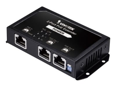 VIVOTEK VIVOTEK AP-FXC-0210 2 Port PoE Extender 1x FE In 2x Out Indoor (AP-FXC-0210)