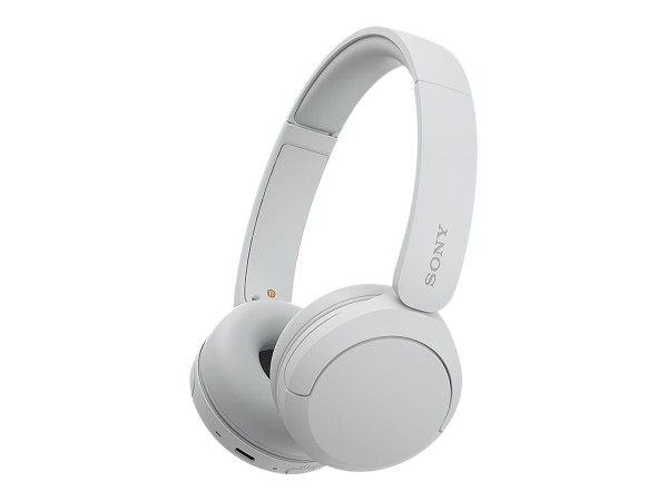 SONY SONY WH-CH520 Kabellose Bluetooth-Kopfhörer, weiß bis zu 50 Stunden Akkulaufzeit mit Schnellladefunk