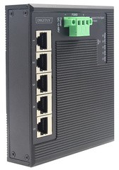 DIGITUS Industrie Gigabit Flat Switch, 5-Port, IP40