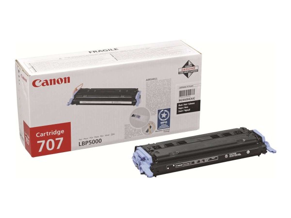 CANON 707 Schwarz Tonerpatrone 9424A004