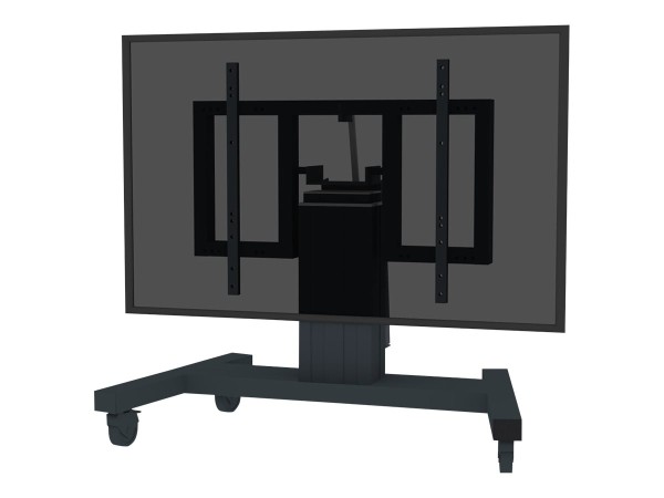 NEOMOUNTS Mobiler Bodenständer für Flachbild-Fernseher bis 85" (215,9cm) - PLASMA-M2550TBLACK