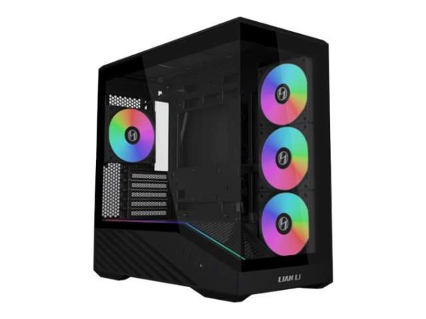 LIAN LI VECTOR V100 MINI PC-Gehäuse, Micro-ATX, Tempered Glass - schwarz G99.V100RMIX.00