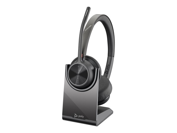 POLY BT Headset Voyager 4320 UC Stereo USB-A mit Stand 218476-01