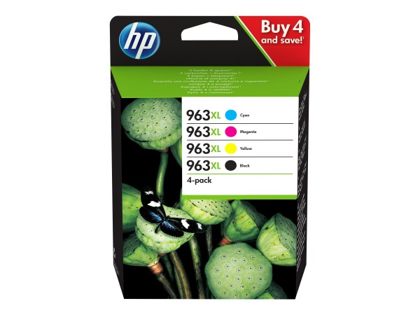 HP 963XL High Yield C/M/Y/K Ink Cartridg 3YP35AE#301