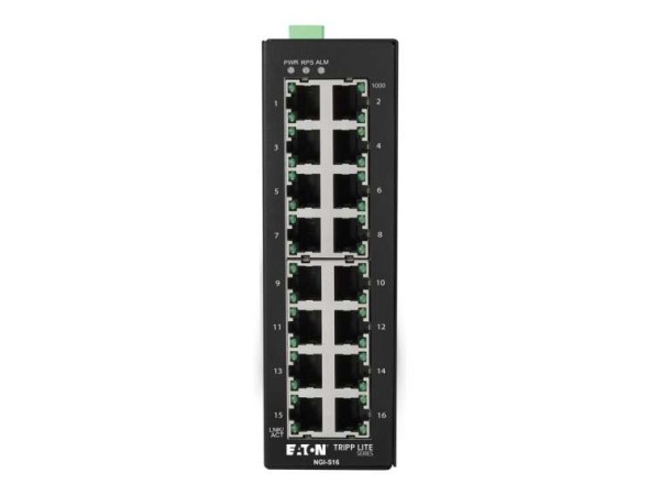 EATON TRIPPLITE 16-Port Lite Managed Industrial Gigabit Ethernet Switch - 1 NGI-S16