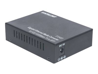 INTELLINET INTELLINET Gigabit Ethernet auf SFP Medienkonverter 10/100/1000Base-TX auf SFP-Slot SFP-Modul nicht