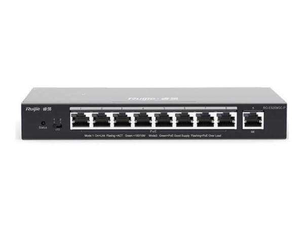 REYEE by Ruijie RG-ES209GC-P Cloud Managed Switch for IP surveillance RG-ES209GC-P