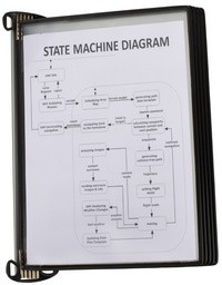 tarifold Wandsichttafelsystem PRO, DIN A4, bestückt