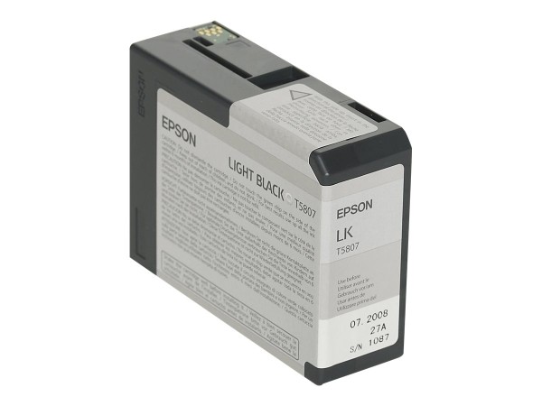 EPSON T5807 Schwarz Tintenpatrone C13T580700