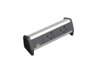 BACHMANN BACHMANN Steckdosenleiste Desk 2 Steckdosen UK 45°