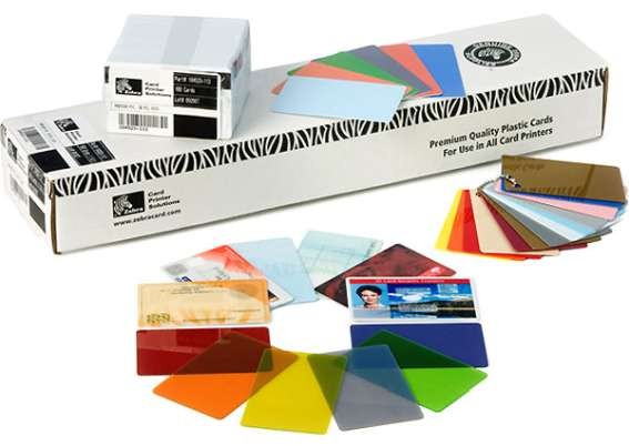 ZEBRA 500PK 30MIL BLANK PVC CARDS 104523-118