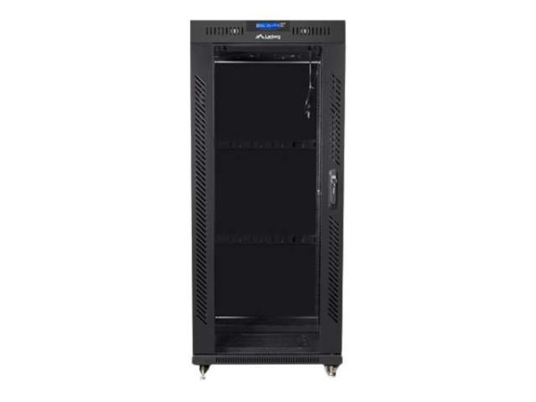 LANBERG RACKMOUNT 19" 27U 600X600 SCHWARZ LANBERG GLAS TÜR FF01-6627-12BL
