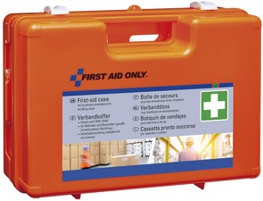 FIRST AID ONLY Betriebsverbandkasten, nach DIN 13169, orange