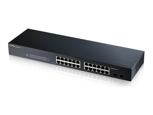 ZYXEL ZYXEL 24 Port GbE L2 Smart Switch, rackmount, fanless V2