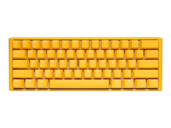 DUCKYCHANNEL DUCKYCHANNEL Ducky One 3 Yellow Mini US-Layout, Hot Swap, RGB, Cherry MX Clear