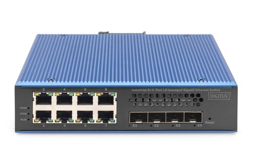 DIGITUS DIGITUS Switch 8 + 4 10G Uplink Port L3 managed Gigabit