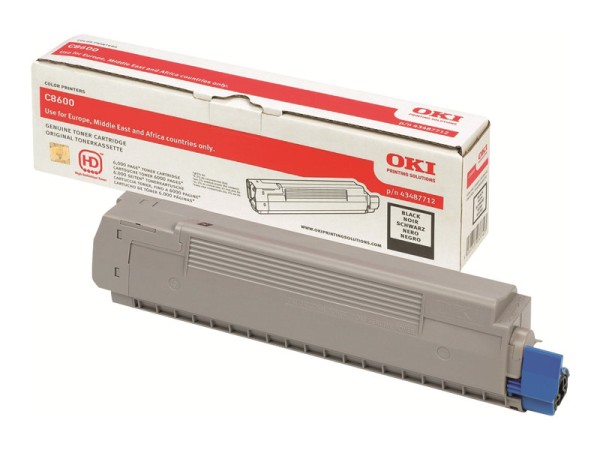 OKI Schwarz Tonerpatrone 43487712