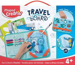 Maped Creativ Reisemalset TRAVEL BOARD, 19-teilig