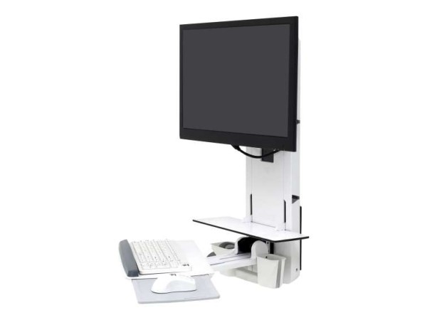 ERGOTRON Steh-Sitz Vertical Lift in Weiß 61-080-062