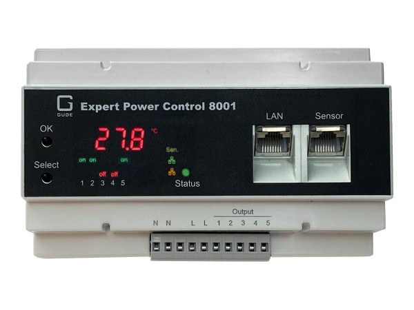 GUDE GUDE Expert Power Control 8001-1 - Stromverteilungseinheit (DIN-Schienenmontage mögli