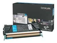 LEXMARK Besonders hohe Ergiebigkeit Cyan Tonerpatrone LCCP C5342CX