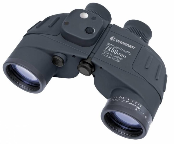BRESSER Nautic - Fernglas 7 x 50 WP/CMP - gegen Beschlagen geschützt, wasse 18-66815