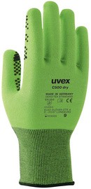 uvex Schnittschutz-Handschuh C500 dry, Gr.10, lime/anthrazit