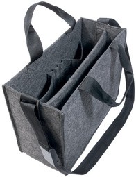 sigel Business-Filztasche Desk Sharing Bag, Größe: M, grau