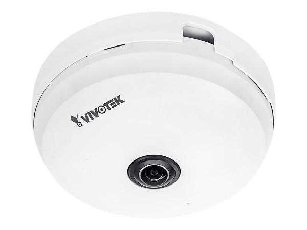 VIVOTEK FE9180-H Fisheye IP Kamera 5MP, Indoor, 1,16mm, 360°, PoE. Indoor, 5M, 15fps, H.265 / H.264