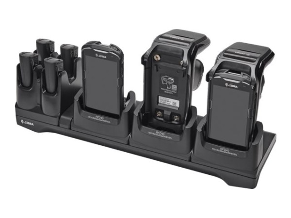 ZEBRA Multi Slot Cradles - Ladeschale - für Zebra TC51, TC52, TC52AX, TC52x CR40-3S4T-TC5-G-01