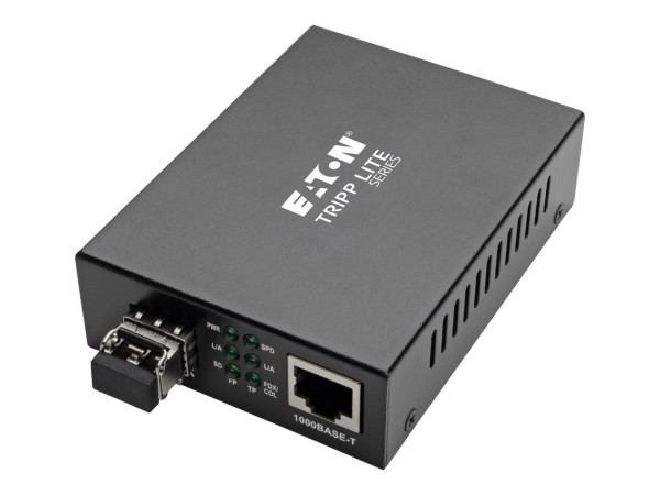 EATON EATON TRIPPLITE Gigabit Multimode Fiber to Ethernet Media Converter 10/100/1000 LC International Pow