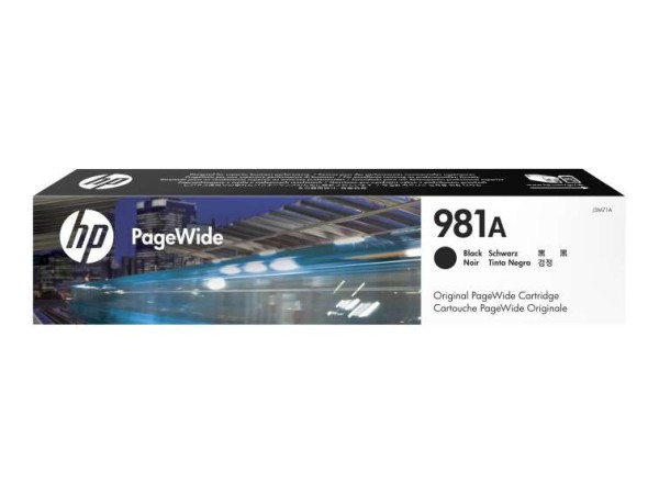 HP 981A Schwarz PageWide Tintenpatrone J3M71A