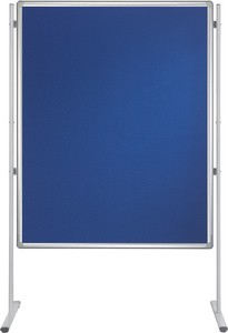 FRANKEN Textiltafel PRO, (B)900 x (H)1.200 mm, Filz, blau