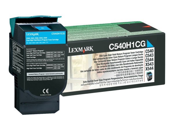 LEXMARK Cyan Tonerpatrone LCCP, LRP 0C540H1CG