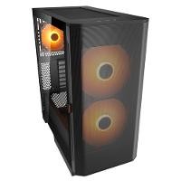 COUGAR GAMING COUGAR GAMING Gehäuse Midi-Tower Airface FLO, ARGB, Schwarz