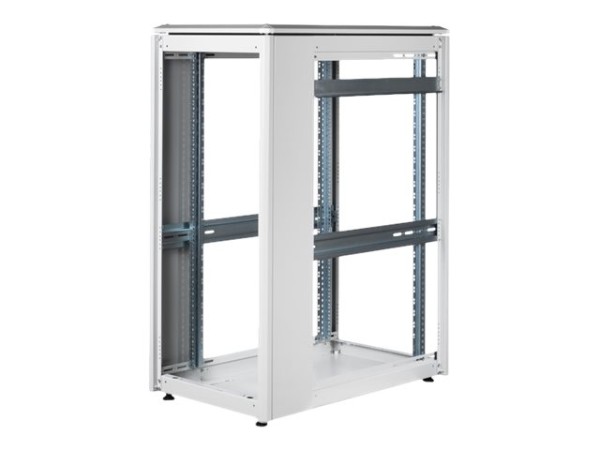 DIGITUS 26U Netzwerkschrank Unique, 1342x600x1000mm, grau DN-31105