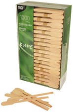 PAPSTAR Holz-Rührstäbchen "pure", Länge: 130 mm