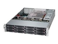 SUPERMICRO SUPERMICRO Gehäuse SuperChassis CSE-826BAC12-R1K23LPB SUPERMICRO SUPERMICRO Gehäuse SuperChassis CSE-826BAC12-R1K23LPB