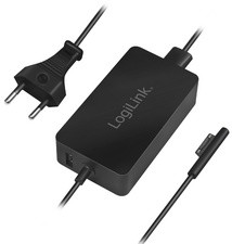 LogiLink Netzteil für Surface Notebooks, 44 Watt, schwarz