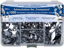 KREUL Schmucksteine-Set "Transparent"