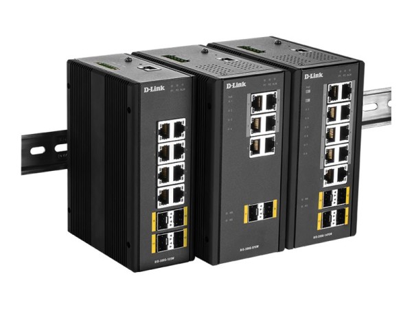 D-LINK 8 Port Layer2 Managed Gigabit PoE Industrial Switch DIS-300G-8PSW