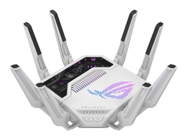 ASUS WL-Router GT-BE19000 ROG Rapture AiMesh (1PK) weiß 90IG09S0-MO9A0V