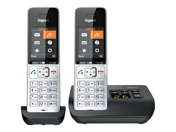 GIGASET GIGASET COMFORT 500A Duo silber-schwarz DECT/AB