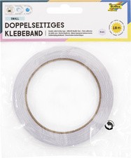 folia Doppelseitiges Klebeband, 10 mm x 18 m, transparent