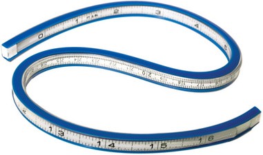 WESTCOTT Flexibles Kurvenlineal, Länge: 400 mm (16")