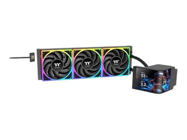 THERMALTAKE MAGCurve 360 Ultra All-In-One Liquid Cooler System ARGB Fan CL-W453-PL12SW-A